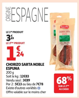 Chorizo Sarta Noble Espuna