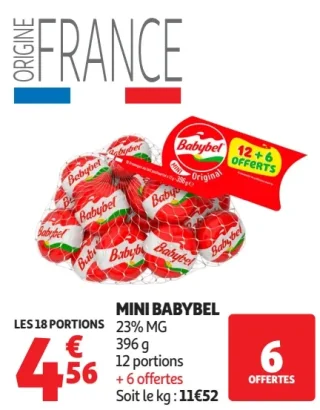 Mini Babybel Les 18 Portions