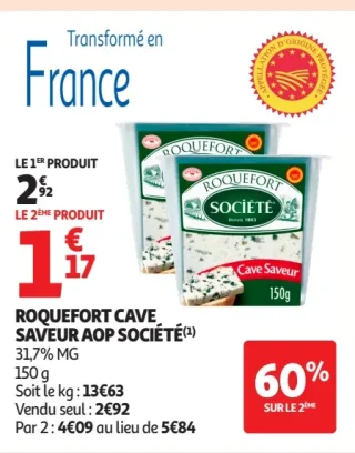 Roquefort Cave Saveur AOP Société