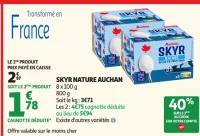 Skyr Nature Auchan
