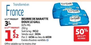 Beurre de Baratte Doux Le Gall
