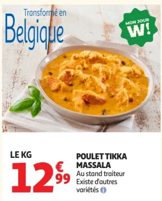 Poulet Tikka Massala