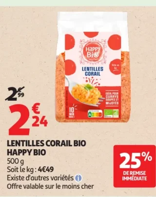 LENTILLES CORAIL BIO HAPPY BIO