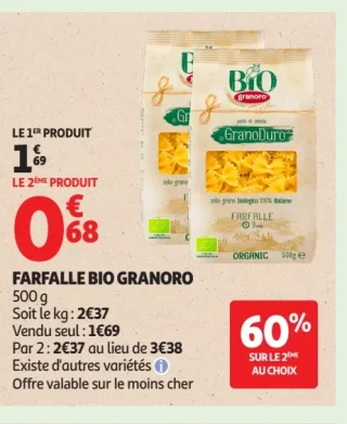 FARFALLE BIO GRANORO