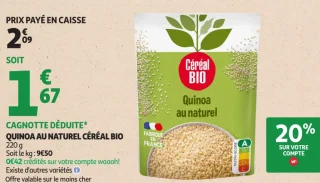 QUINOA AU NATUREL CÉRÉAL BIO