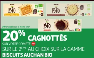 BISCUITS AUCHAN BIO