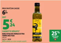 Huile d'olive vierge extra Terra Delyssa