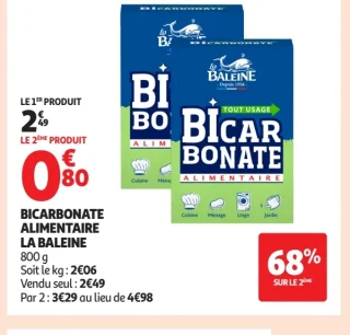Bicarbonate alimentaire La Baleine