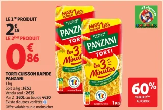 Torti Cuisson Rapide Panzani