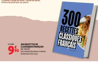 Livre 300 Recettes de Classiques Français Édition Marabout