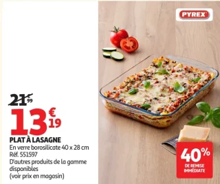 Plat à lasagne Pyrex