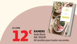 Livre de recettes Ramens Keda Black