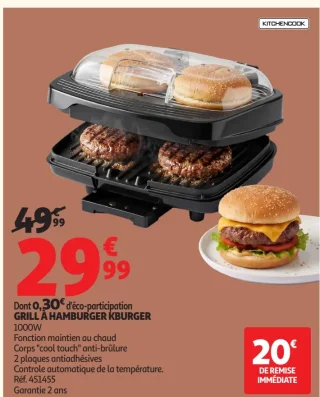 Grill à hamburger KBurger Kitchencook