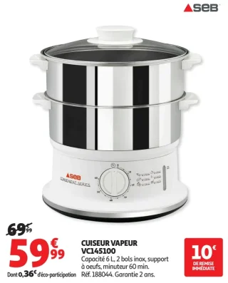 Seb Cuiseur vapeur VC145100
