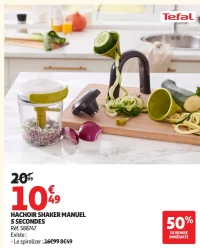 HACHOIR SHAKER MANUEL 5 SECONDES Tefal