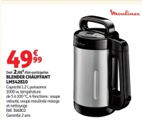 Moulinex Blender Chauffant LM542810