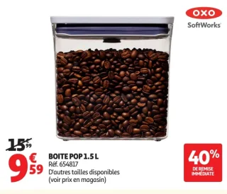 BOITE POP 1.5 L OXO SoftWorks