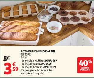 Moule mini savarin Actuel