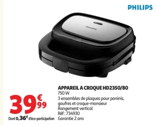 APPAREIL A CROQUE HD2350/80 Philips