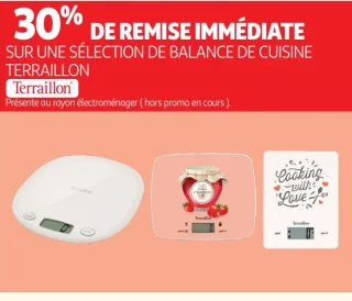 Sélection de balance de cuisine Terraillon