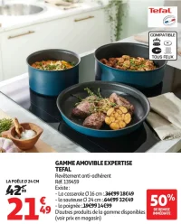La poêle Ø 24 cm Tefal Gamme Amovible Expertise