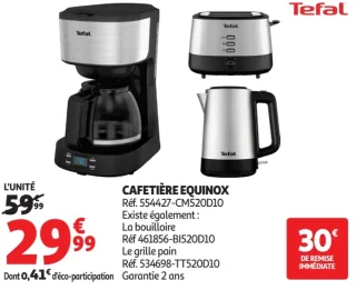 Tefal Cafetière Equinox