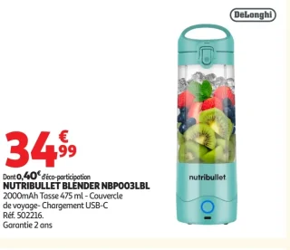 nutribullet Blender NBp003lbl