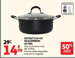 Faitout Ø 24 cm en aluminium Actuel