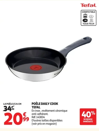 Poêle Daily Cook Tefal Ø 24 cm