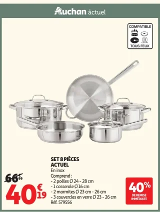 Set 8 pièces Actuel