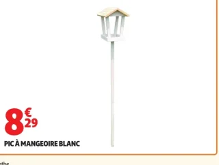 PIC À MANGEOIRE BLANC