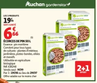 Écorces de pin 50 L Gardenstar
