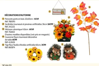 Décorations d'automne