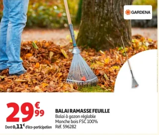 Balai ramasse feuille Gardena