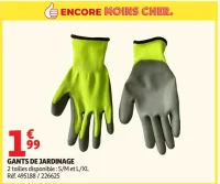 Gants de jardinage