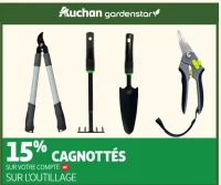Outillage de jardin Auchan gardenstar