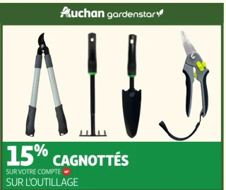 Outillage de jardin Auchan gardenstar