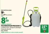 Pulvérisateur Pression 5 L Gardenstar