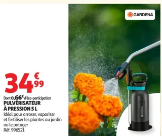 Pulvérisateur à pression 5 L Gardena