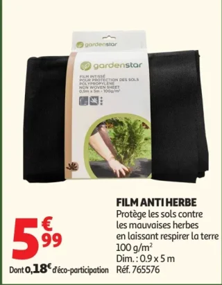 Film anti-herbe Gardenstar