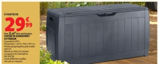 COFFRE DE RANGEMENT EXTÉRIEUR