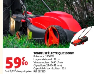 Tondeuse électrique 1300W
