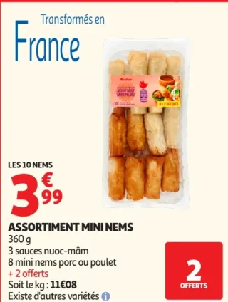 ASSORTIMENT MINI NEMS AUCHAN