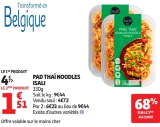 PAD THAÏ NOODLES ISALI
