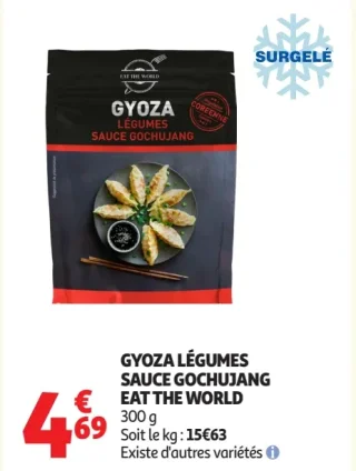 Gyoza légumes sauce gochujang Eat The World