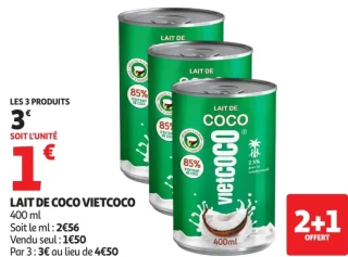 Lait de coco Vietcoco