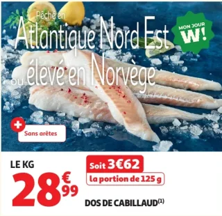 Dos de cabillaud