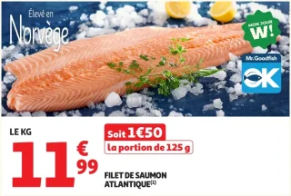 Filet de saumon Atlantique