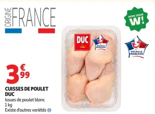 Cuisses de poulet Duc