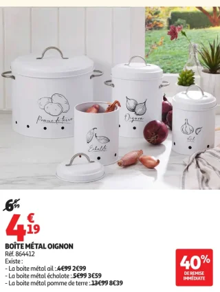 BOÎTE MÉTAL OIGNON ACTUEL